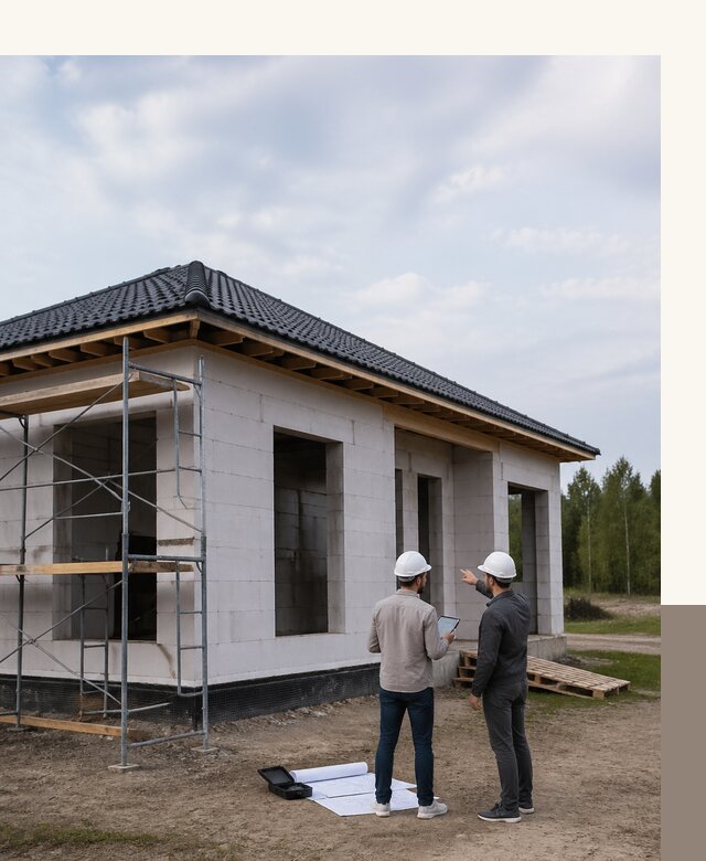 Проектирование одноэтажных домов из газобетона в Кохме